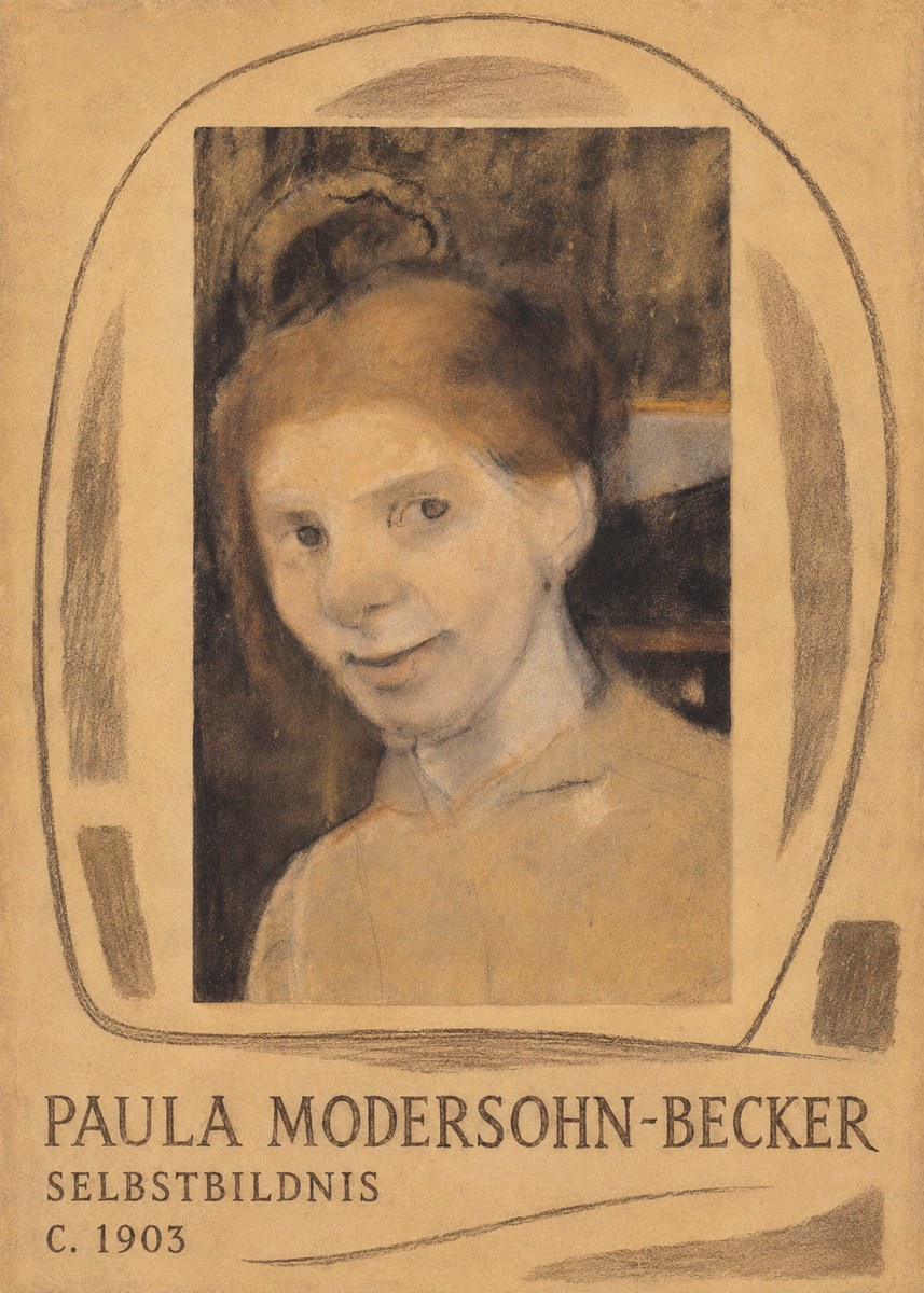 Paula Modersohn-Becker Selbstbildnis No3 - Poster