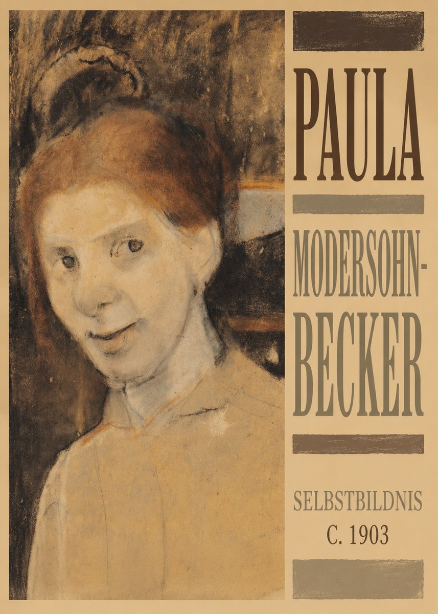 Paula Modersohn-Becker Selbstbildnis No4 - Poster