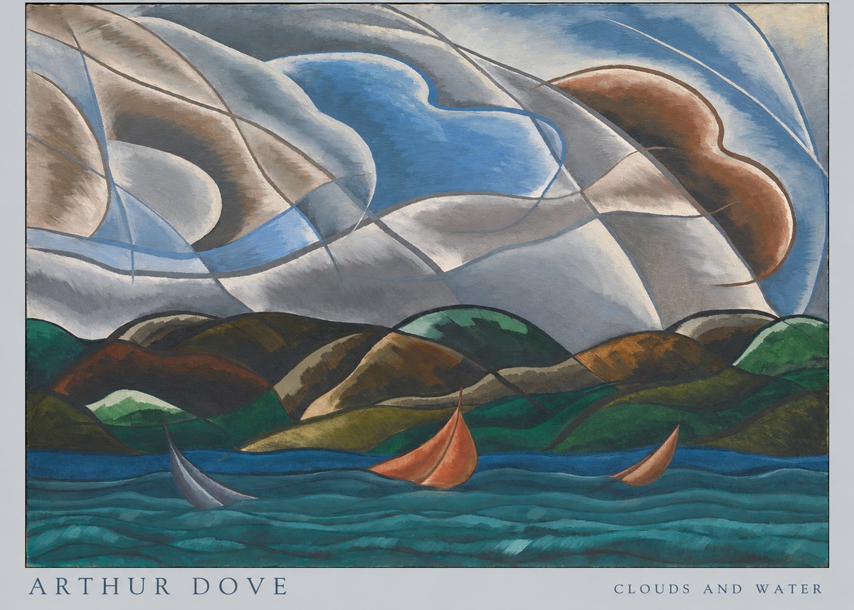 Arthur Dove Clouds and Water No6 - Poster