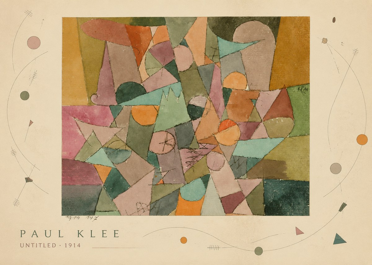 Paul Klee Untitled No3 - Poster
