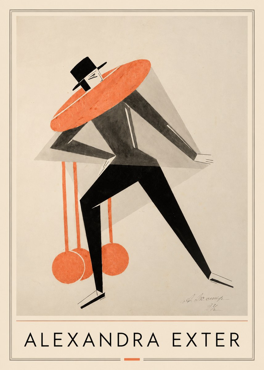 Alexandra Exter Constructivist Figure No1 - Poster