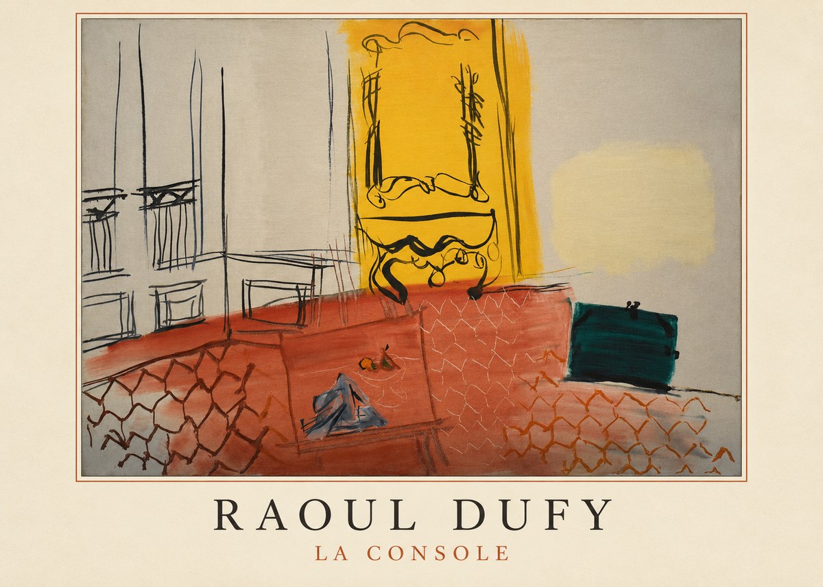 Raoul Dufy La Console No3 - Poster