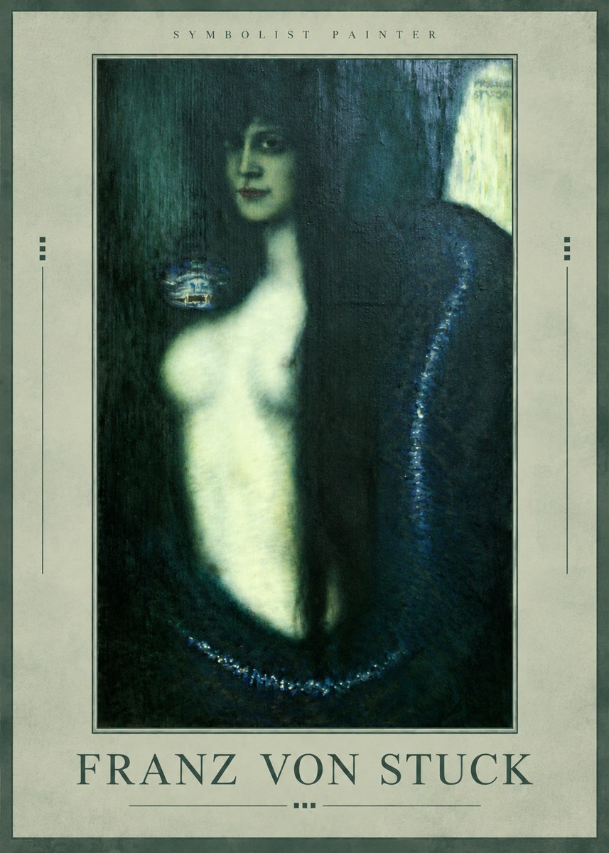 Franz von Stuck Die Sünde No3 - Poster