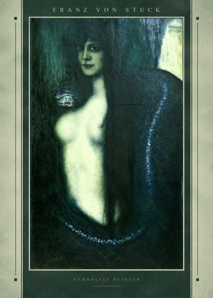 Franz von Stuck Die Sünde No4 - Poster