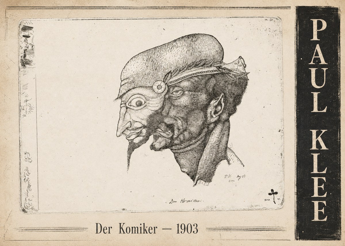 Paul Klee Der Komiker No5 - Poster