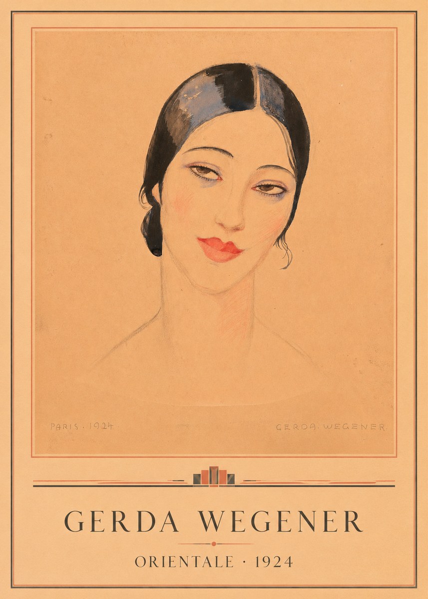 Gerda Wegener Orientale No1 - Poster