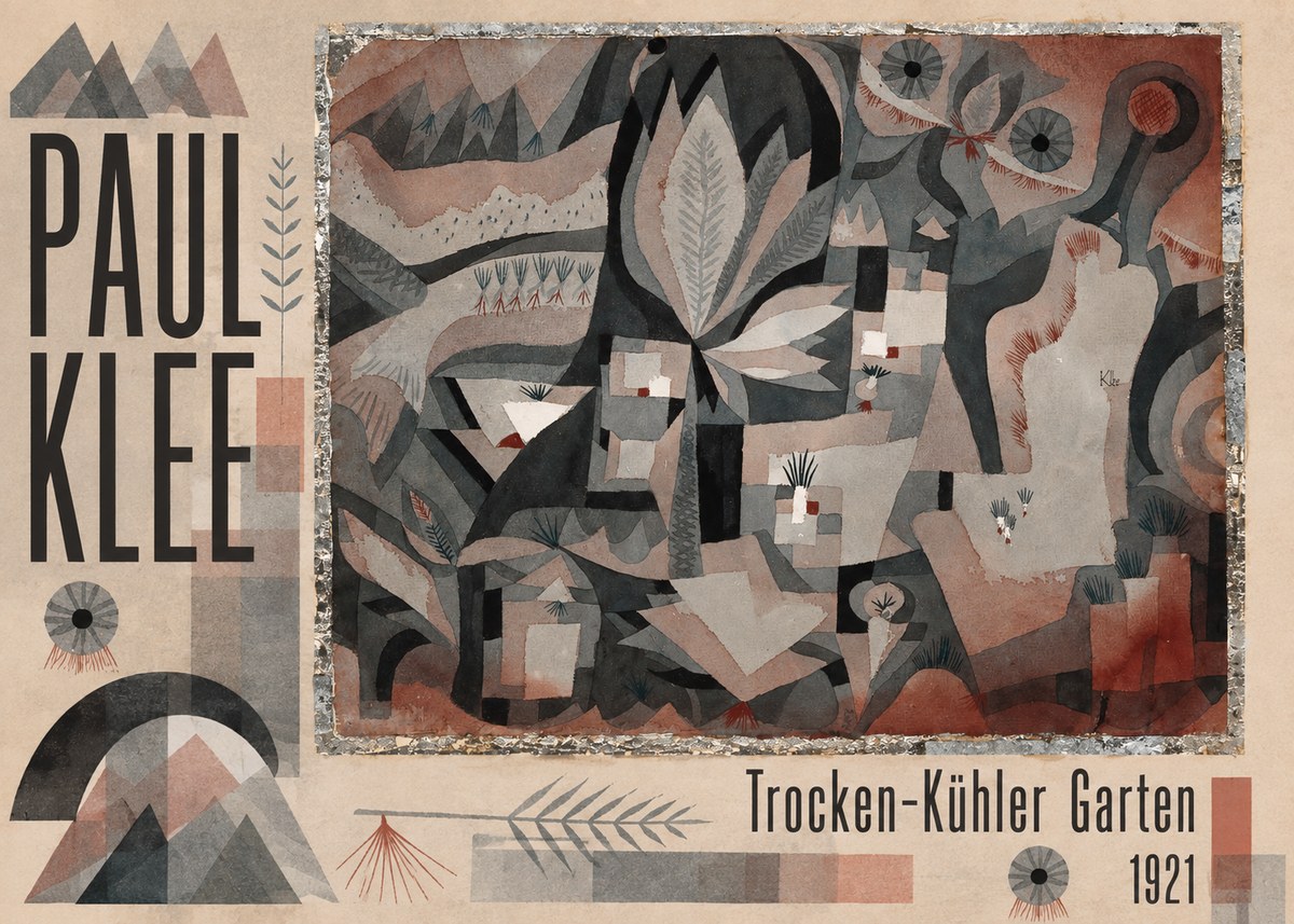 Paul Klee Trocken-kühler Garten No5 - Poster