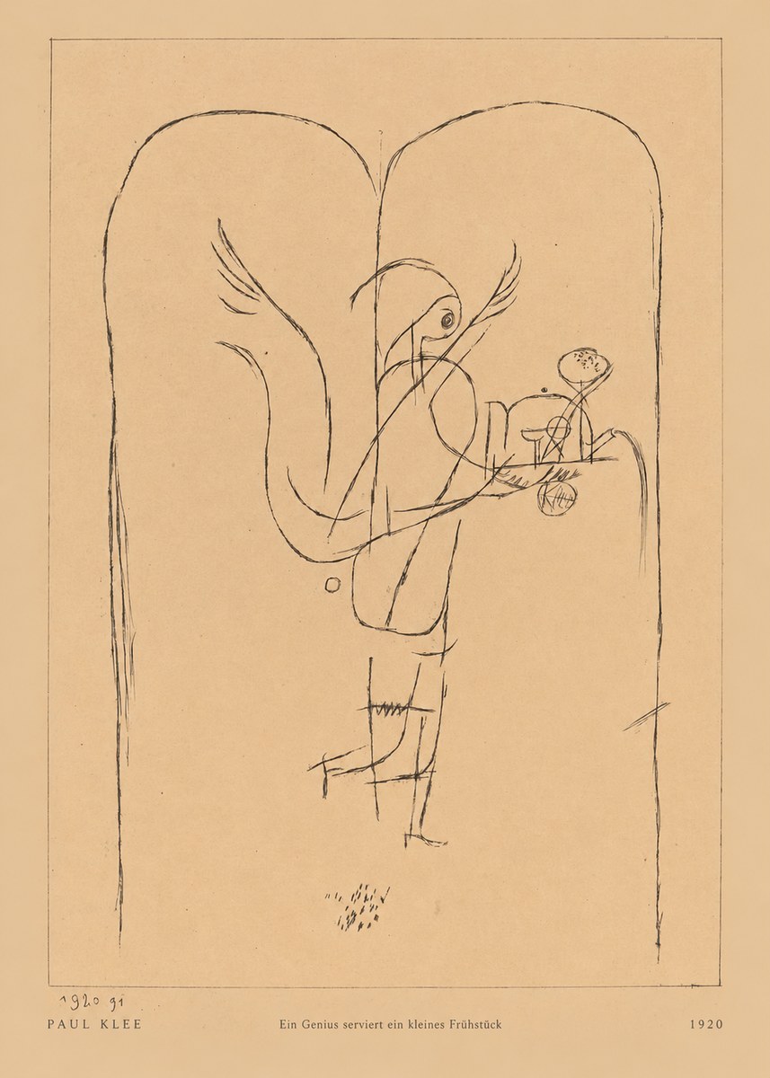 Paul Klee Ein Genius Serviert Ein Kleines Frühstück No5 - Poster