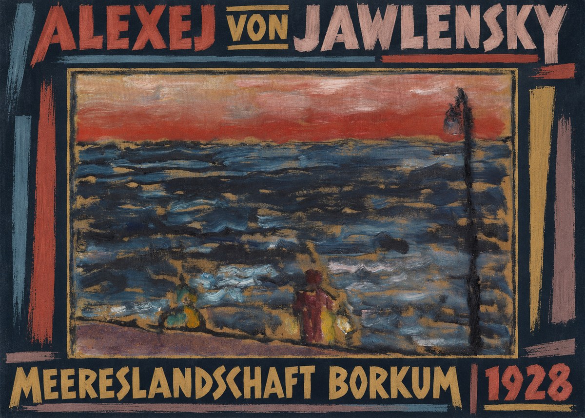 Alexej von Jawlensky Meereslandschaft Borkum No5 - Poster