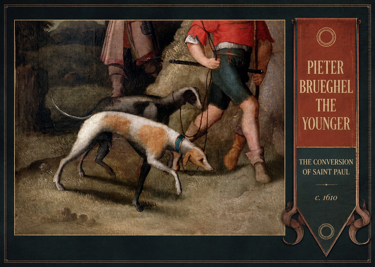 Pieter Bruegel The Conversion of Saint Paul II No6 - Poster