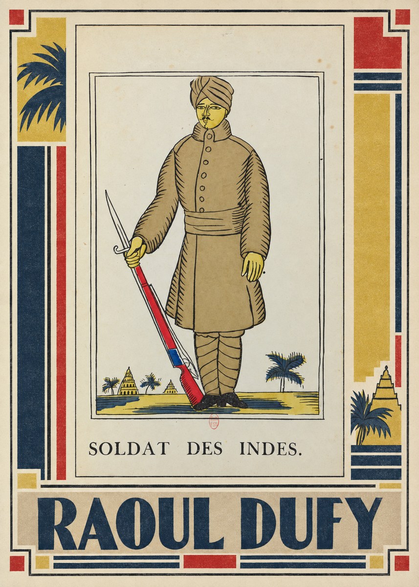 Raoul Dufy Soldat Des Indes. No2 - Poster
