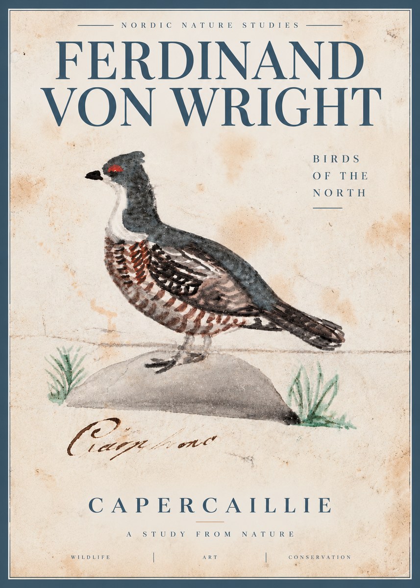 Ferdinand von Wright Grouse No5 - Poster