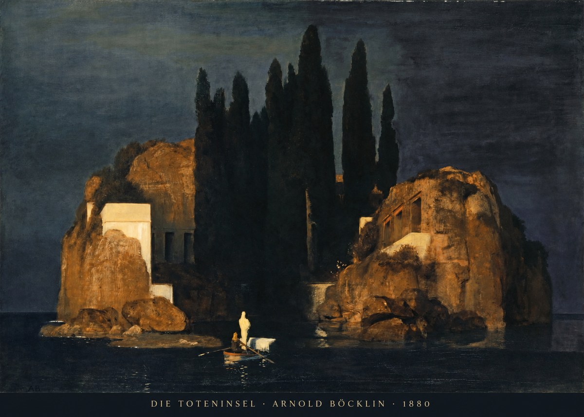 Arnold Böcklin Die Toteninsel VI No2 - Poster