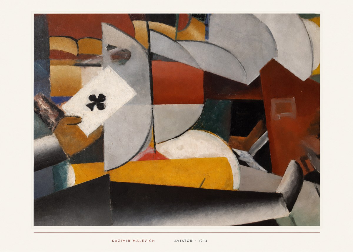 Kazimir Malevich Aviator No6 - Poster