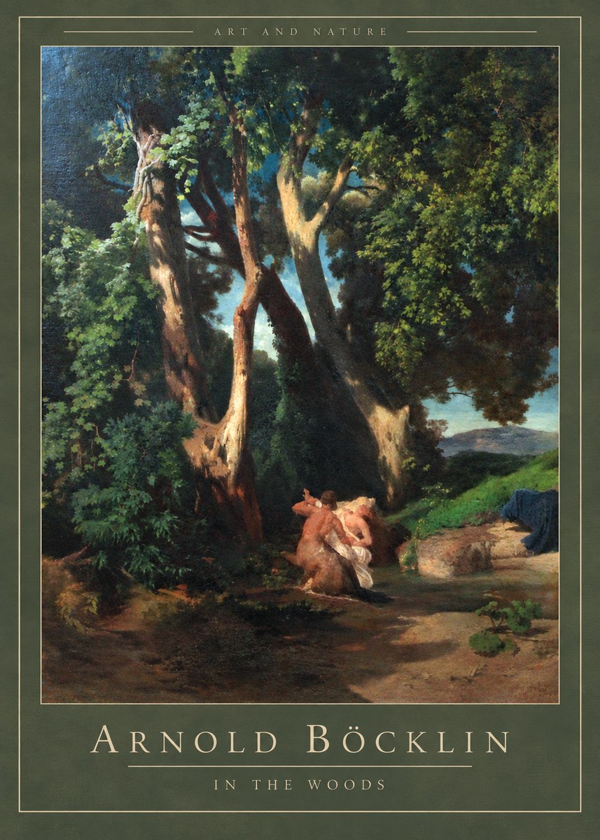 Arnold Böcklin In the Woods No3 - Poster
