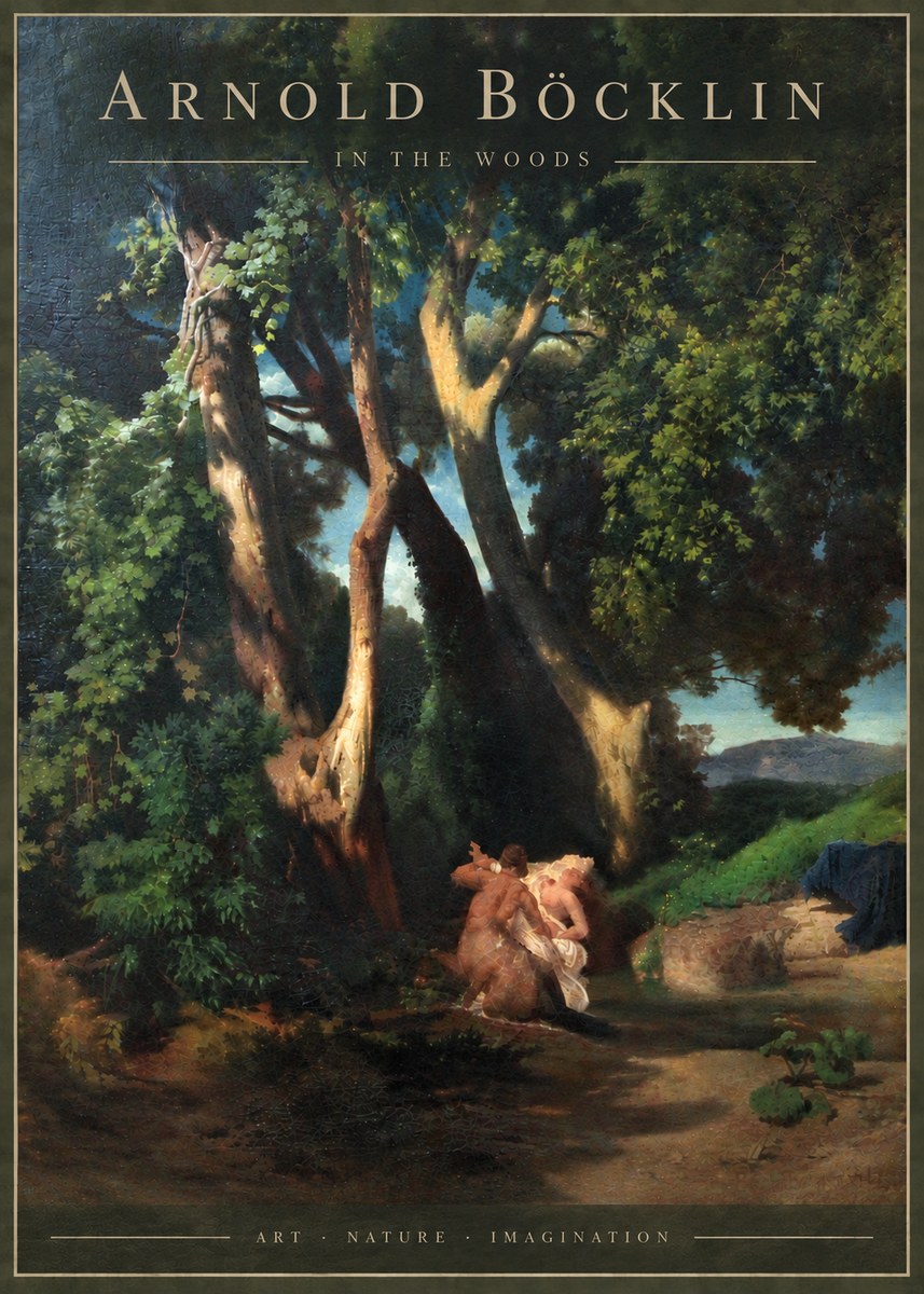 Arnold Böcklin In the Woods No6 - Poster