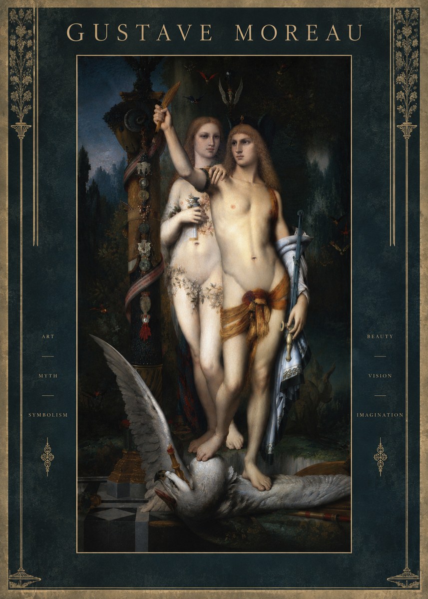Gustave Moreau The Chimeras No5 - Poster