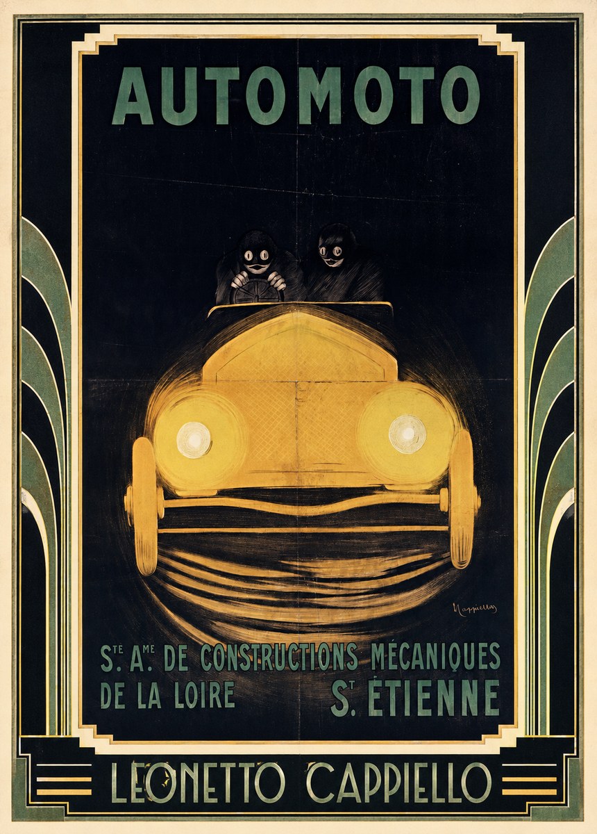 Leonetto Cappiello Automoto No1 - Poster