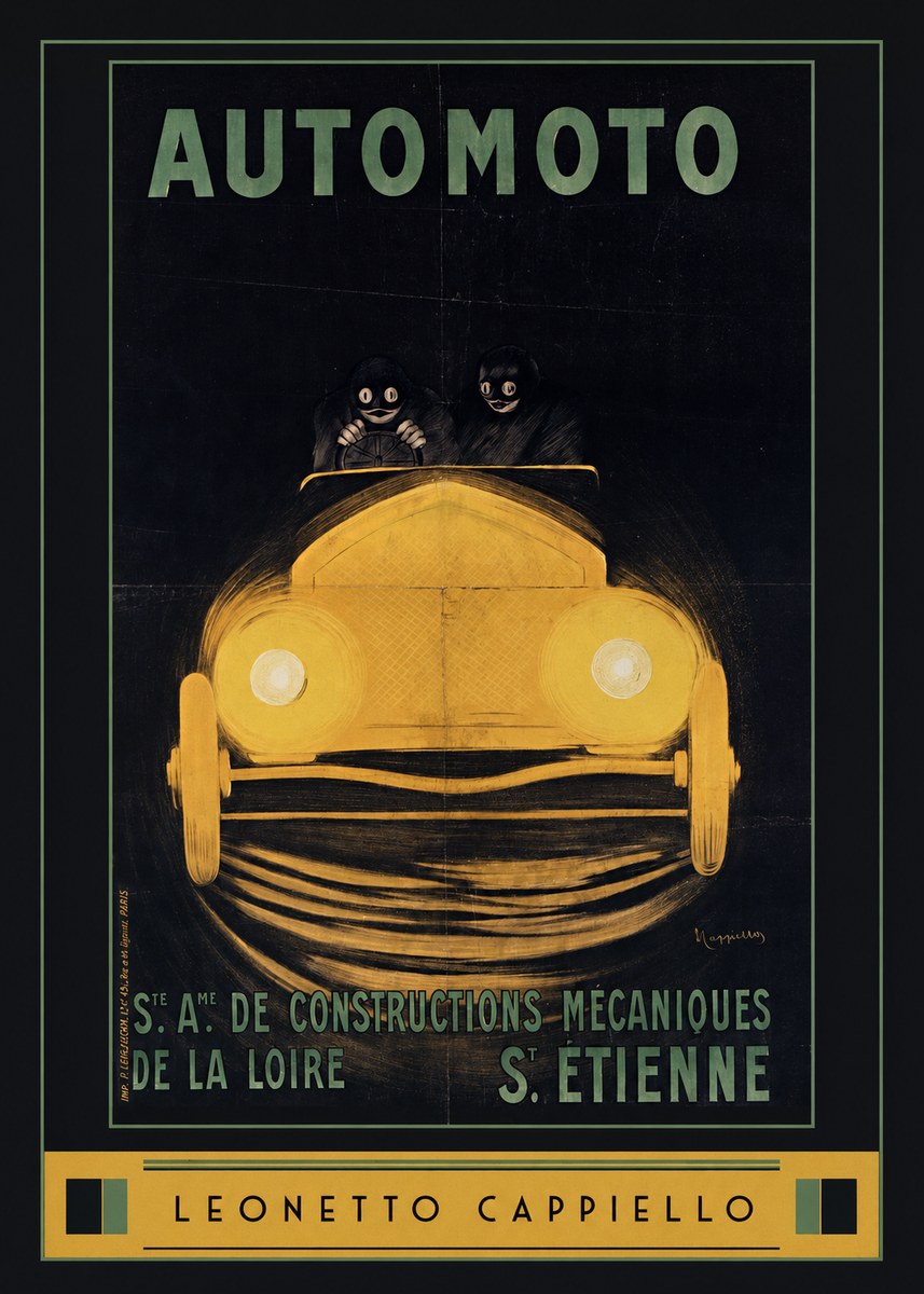Leonetto Cappiello Automoto No6 - Poster