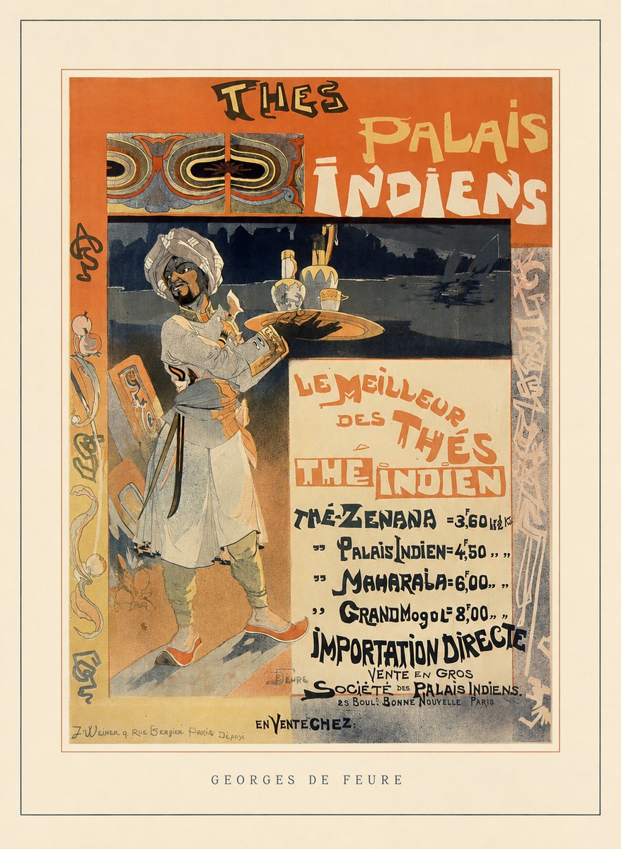 Georges de Feure Palais Indiens No4 - Poster