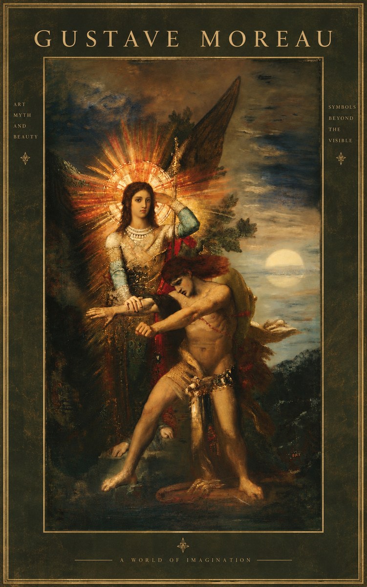 Gustave Moreau The Archangel Michael No4 - Poster
