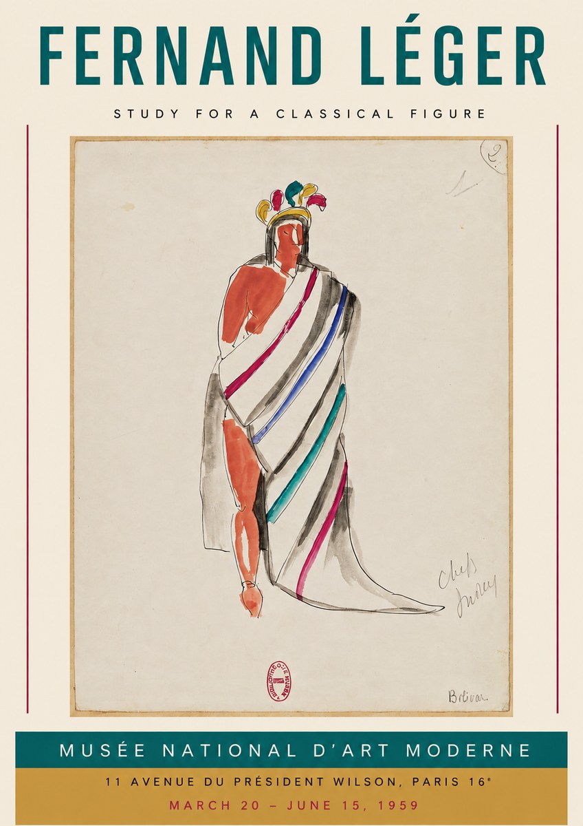 Fernand Léger Chefs Indiens No3 - Poster