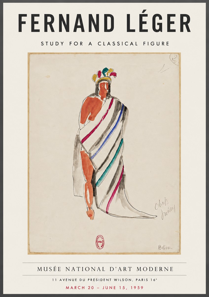 Fernand Léger Chefs Indiens No4 - Poster