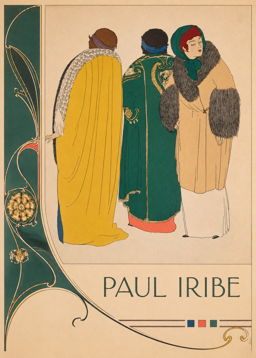 Paul Iribe Fashionable Figures No3 - Poster
