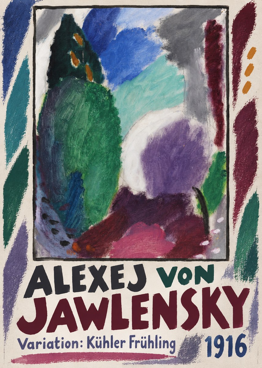 Alexej von Jawlensky Variation: Kühler Frühling No4 - Poster
