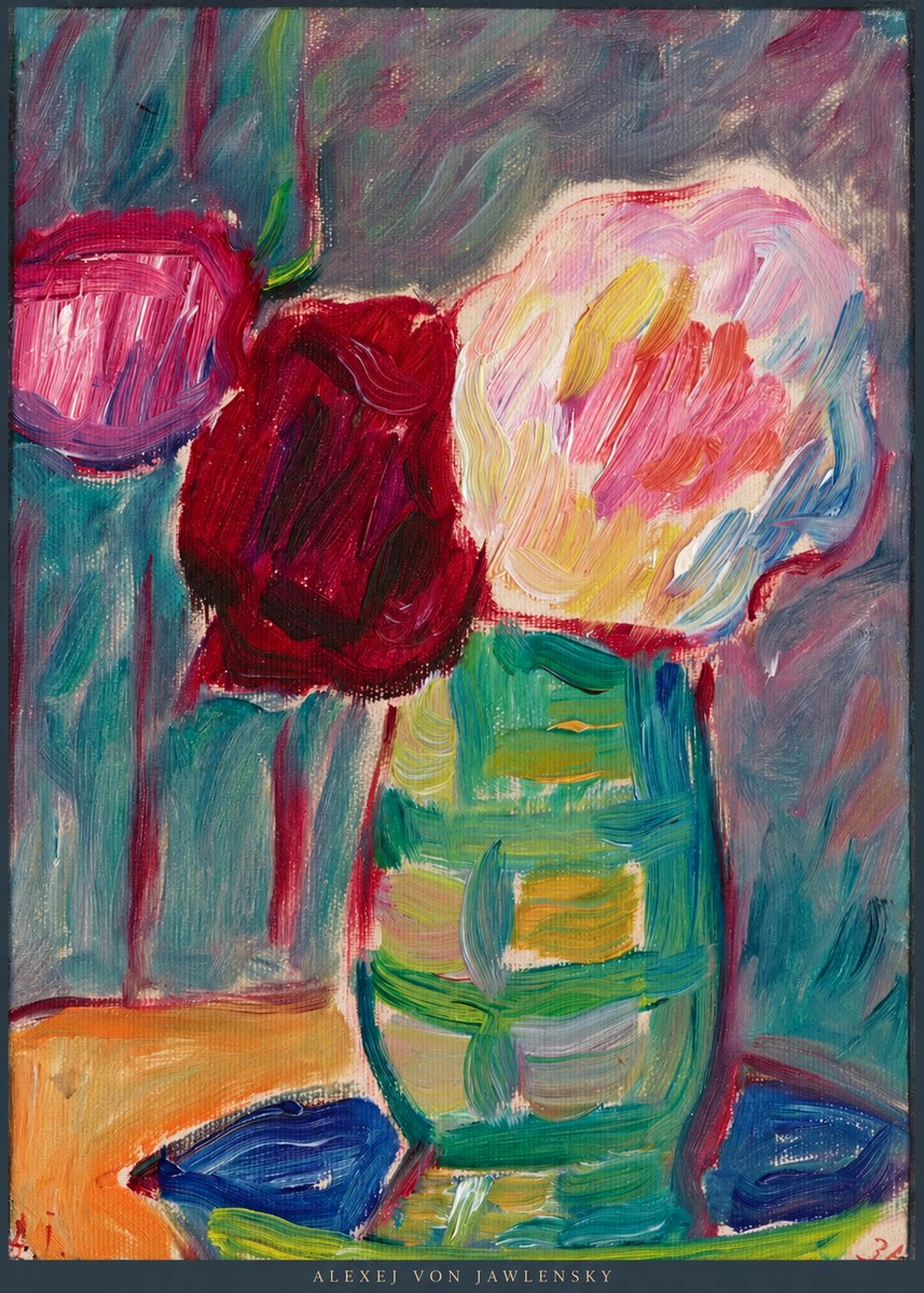 Alexej von Jawlensky Still Life with Flowers No5 - Poster