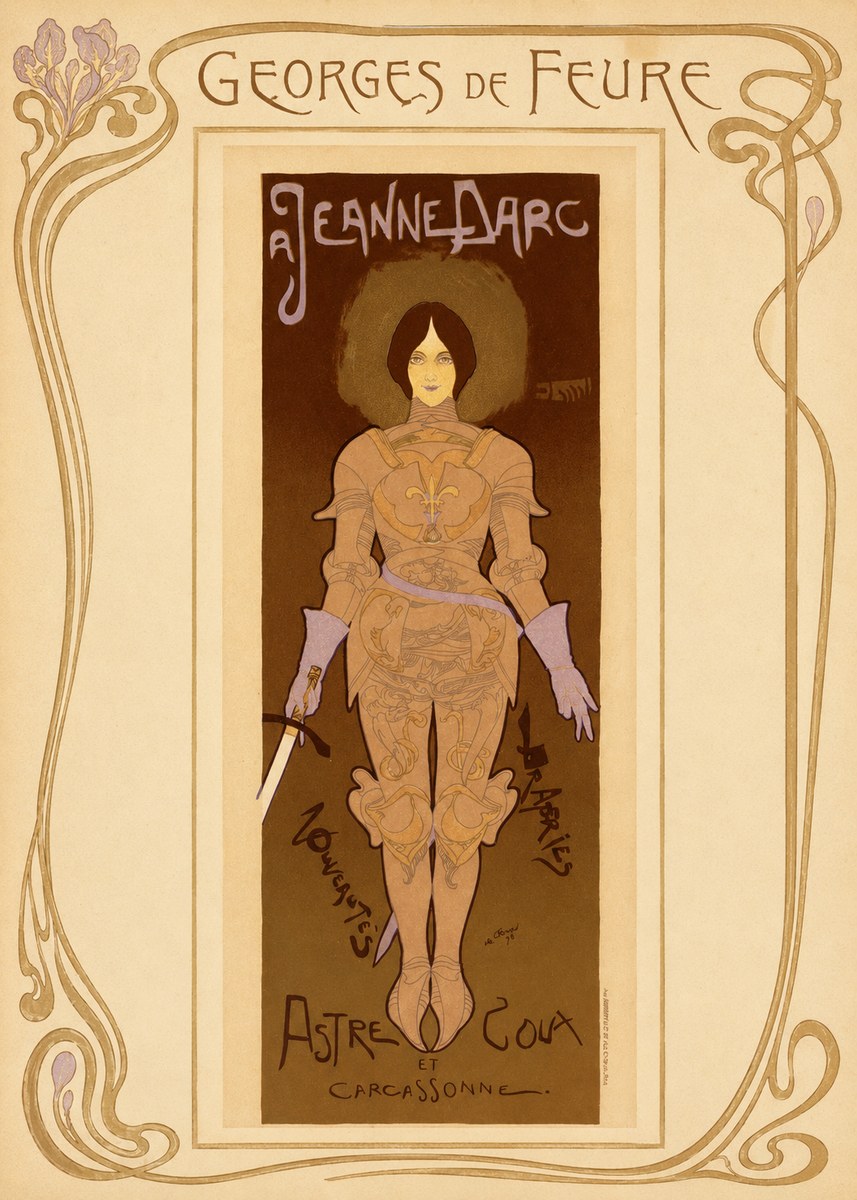 Georges de Feure Jeanne D'arc No1 - Poster