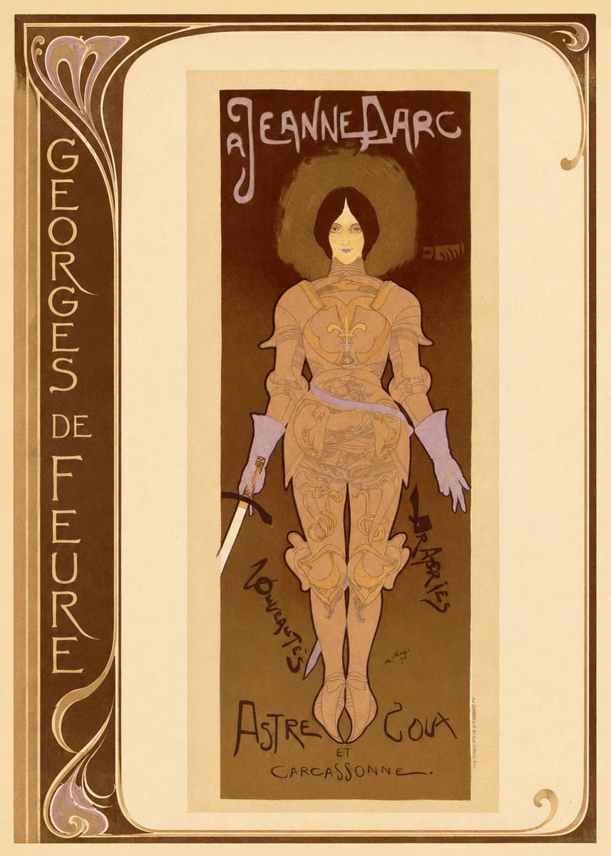 Georges de Feure Jeanne D'arc No2 - Poster