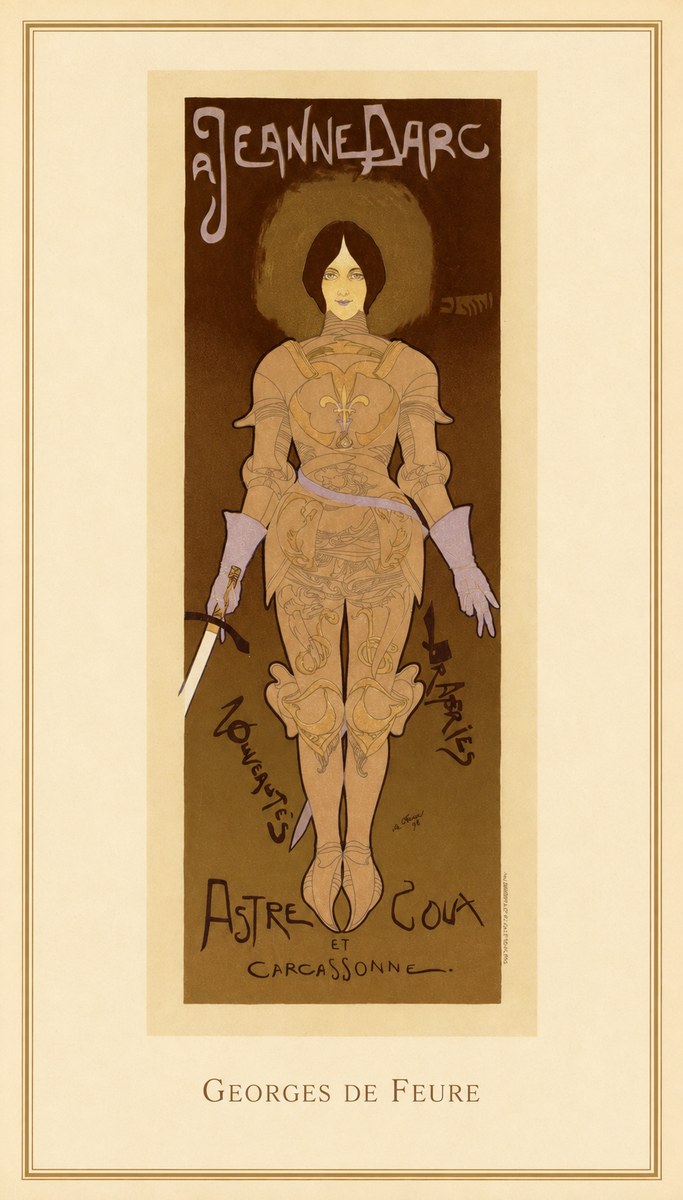 Georges de Feure Jeanne D'arc No4 - Poster