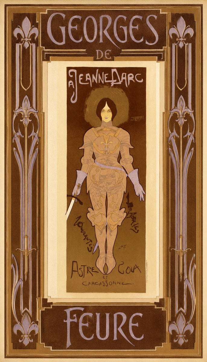 Georges de Feure Jeanne D'arc No5 - Poster