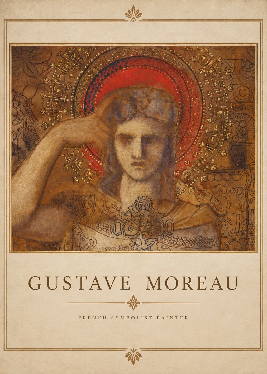 Gustave Moreau L'apparition II No3 - Poster