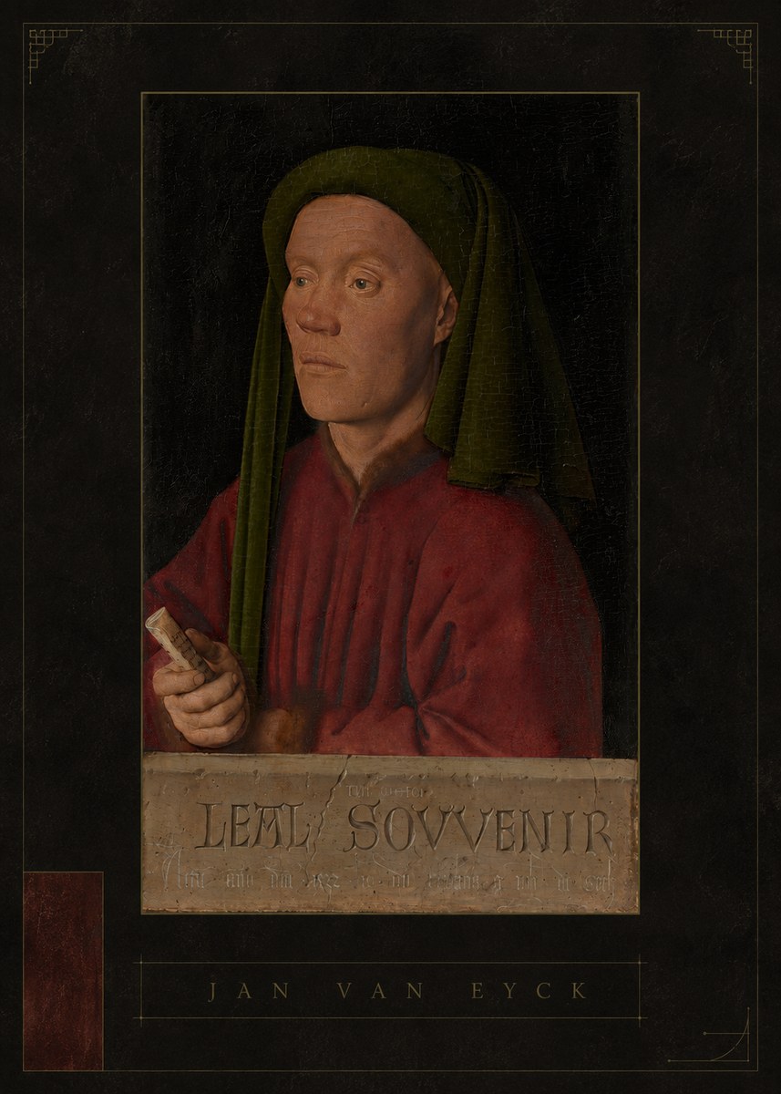 Jan van Eyck Léal Souvenir No4 - Poster