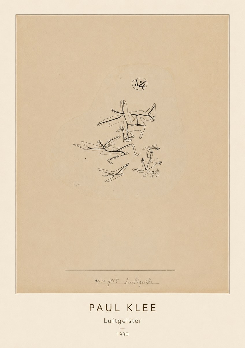 Paul Klee Luftgeister No3 - Poster