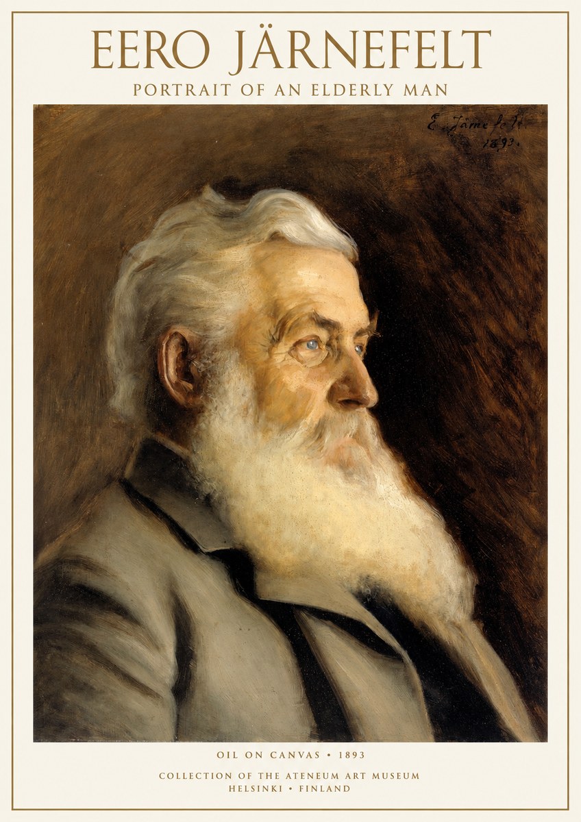 Eero Järnefelt Portrait of an Elderly Man No1 - Poster