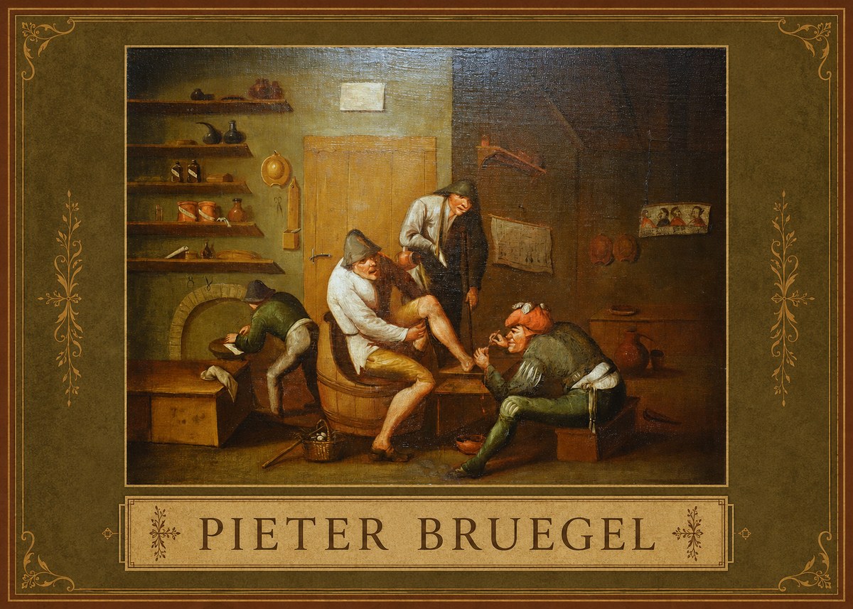 Pieter Bruegel The Foot Operation No1 - Poster