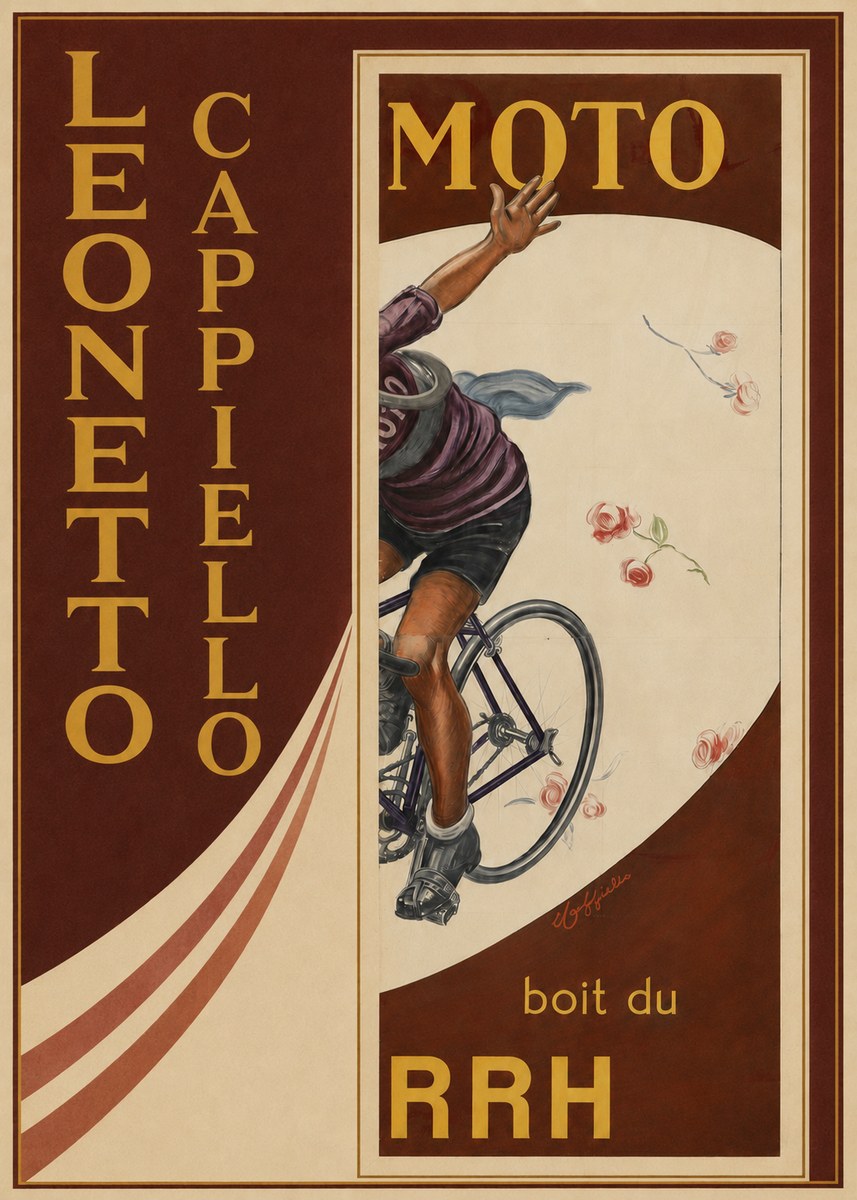 Leonetto Cappiello Moto Rrh No4 - Poster