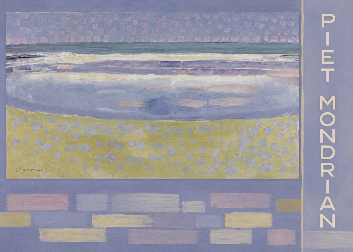 Piet Mondrian The Sea No4 - Poster