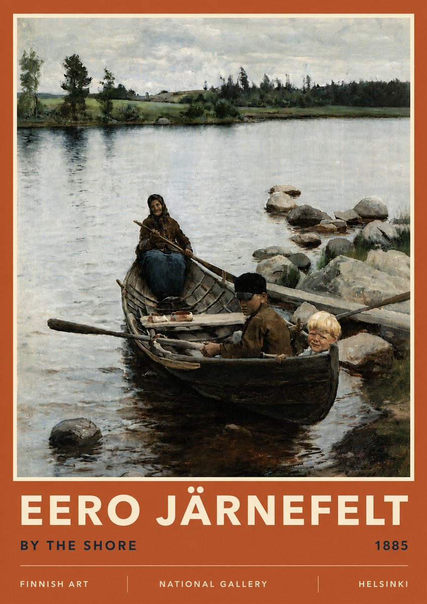 Eero Järnefelt By the Shore No5 - Poster