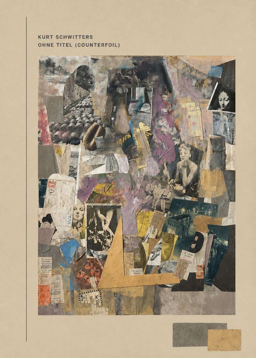 Kurt Schwitters Ohne Titel (Counterfoil) No3 - Poster
