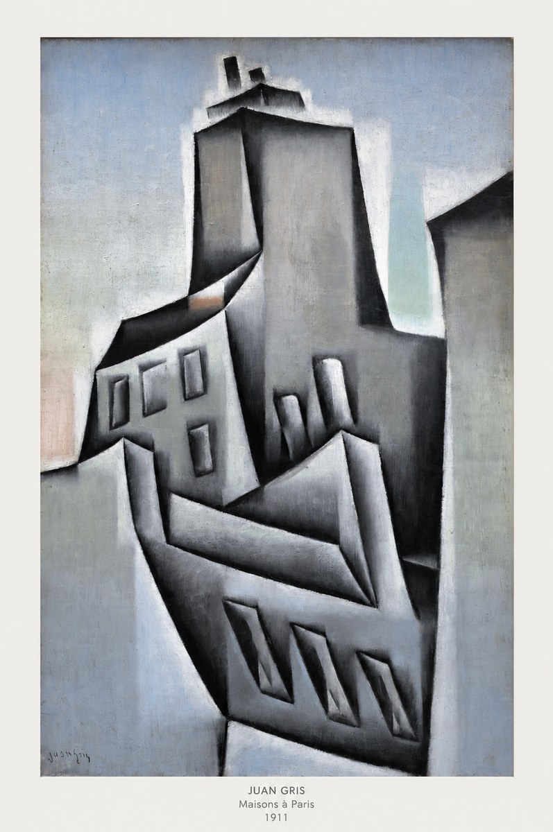 Juan Gris Maisons À Paris No6 - Poster