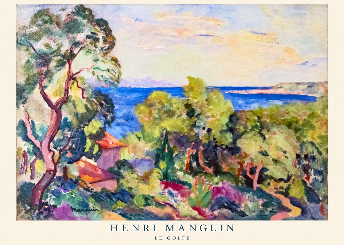 Henri Manguin Le Golfe No6 - Poster