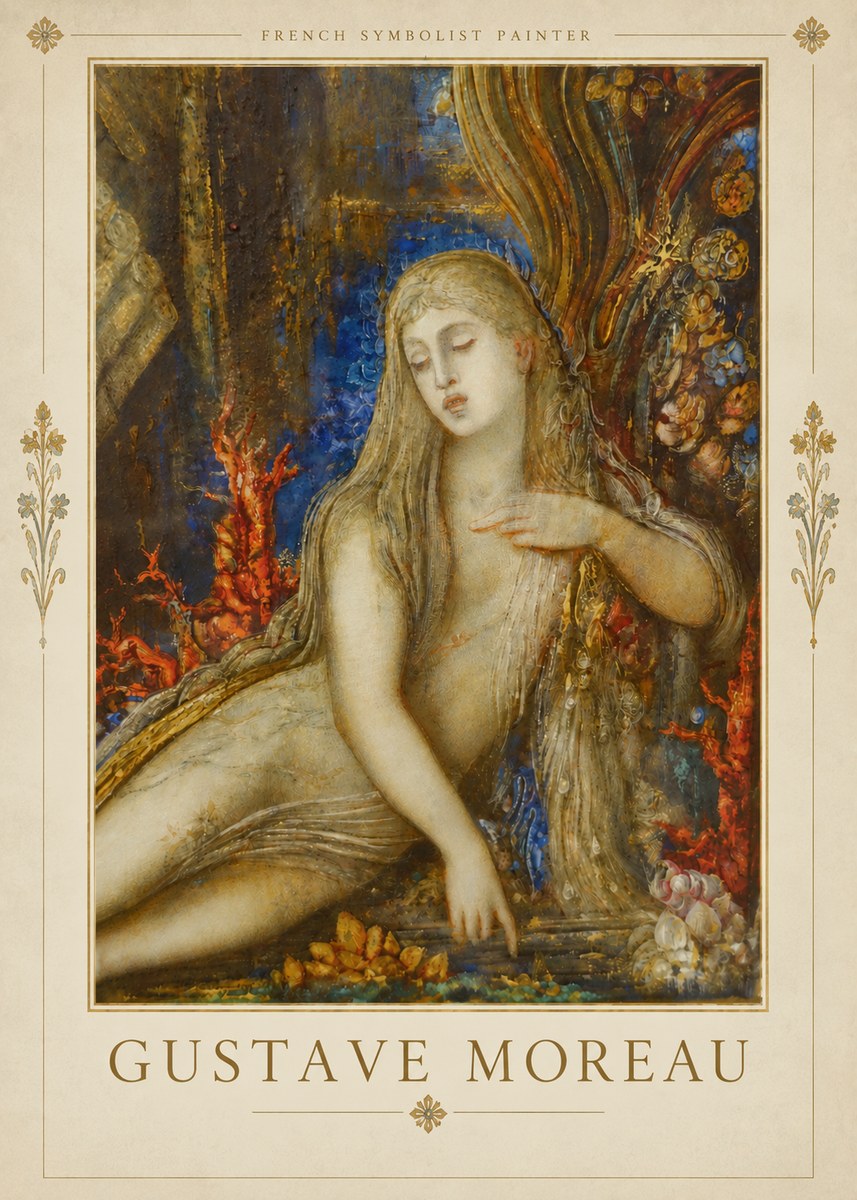 Gustave Moreau Galatea II No3 - Poster