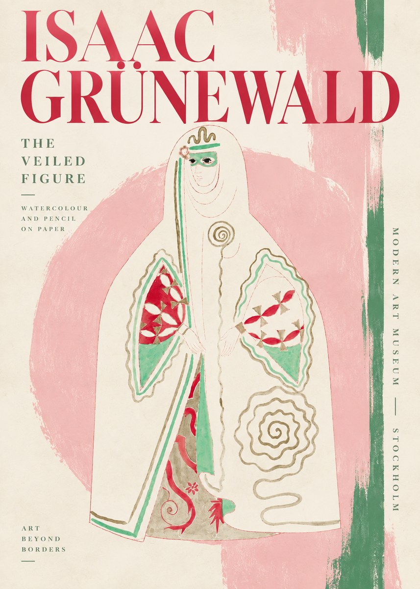Isaac Grünewald The Veiled Figure No3 - Poster