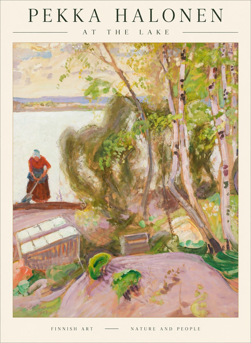 Pekka Halonen At the Lake No1 - Poster