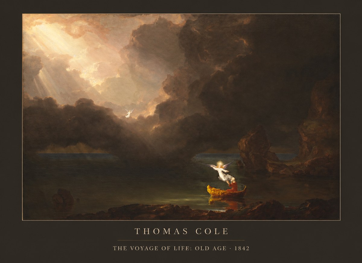 Thomas Cole The Voyage of Life: Old Age IV No6 - Poster