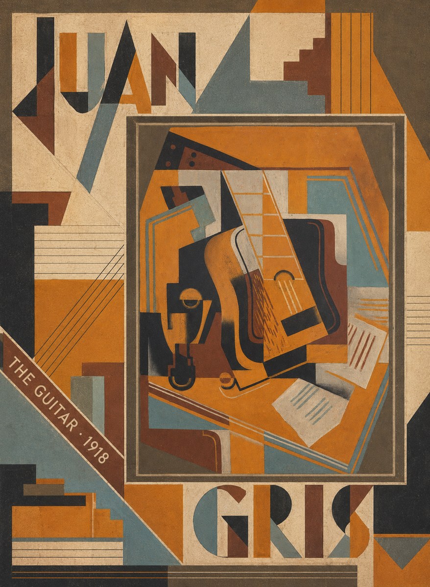 Juan Gris The Guitar No5 - Poster